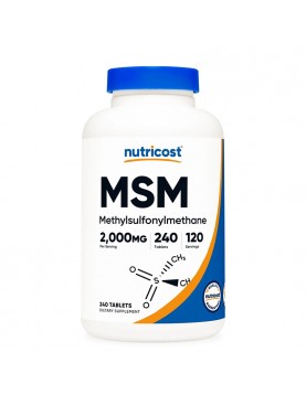 NUTRICOST MSM / MСМ (метилсулфонил метан) 1000 mg x 240 таблетки