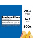 NUTRICOST Magnesium Citrate Peach Mango / Магнезий (цитрат) 210 mg х 500 g прах, с вкус на праскова и манго на супер цена Хранителни добавки за стави