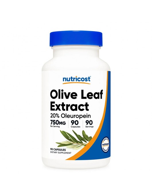 NUTRICOST Olive Leaf / Маслина (лист) 750 mg х 90 капсули на супер цена Антиоксиданти