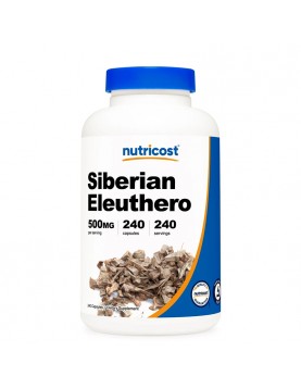 NUTRICOST Siberian Eleuthero / Сибирски женшен 500 mg, 240 капсули