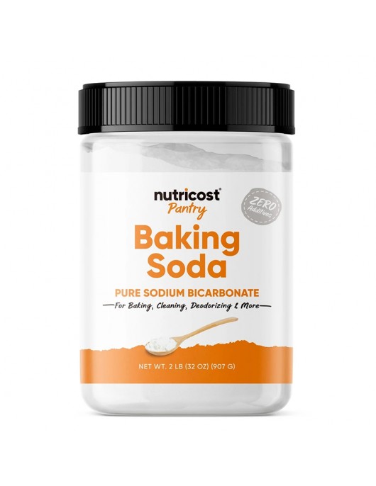 NUTRICOST Baking Soda Powder (2 LB) / Сода Бикарбонат x 907 g прах на супер цена Минерали