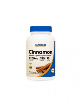 NUTRICOST Cinnamon / Цейлонска канела 600 mg, 150 капсули