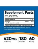 NUTRICOST Magnesium Malate/ Магнезий (малат) 140 mg х 180 капсули на изгодни цени NUTRICOST Magnesium Malate/ Магнезий (малат) 140 mg х 180 капсули на супер цена Магнезий