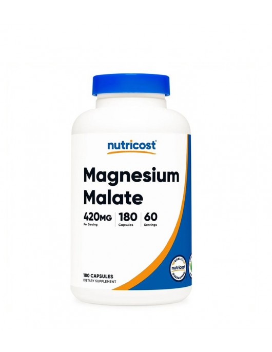 NUTRICOST Magnesium Malate/ Магнезий (малат) 140 mg х 180 капсули на изгодни цени NUTRICOST Magnesium Malate/ Магнезий (малат) 140 mg х 180 капсули на супер цена Магнезий