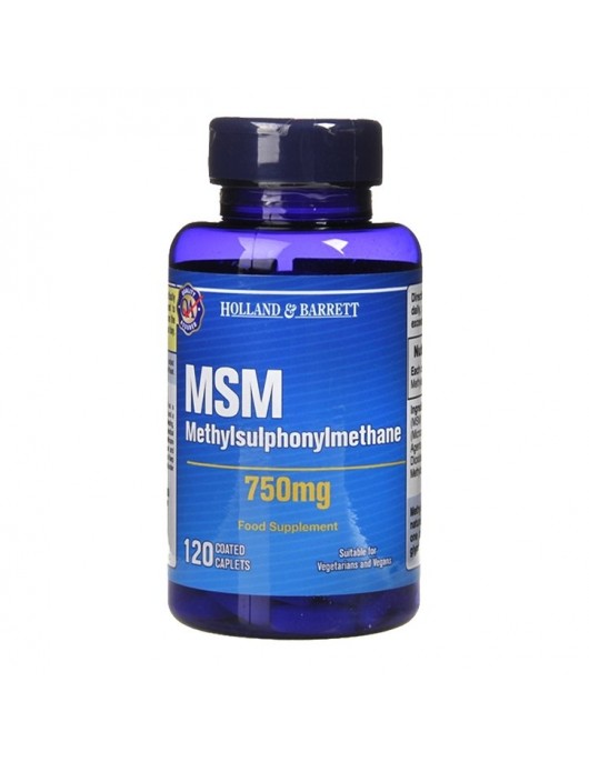 HOLLAND AND BARRETT MSM 750mg 120 tabs на изгодни цени HOLLAND AND BARRETT MSM 750mg 120 tabs на супер цена Хранителни добавки за стави