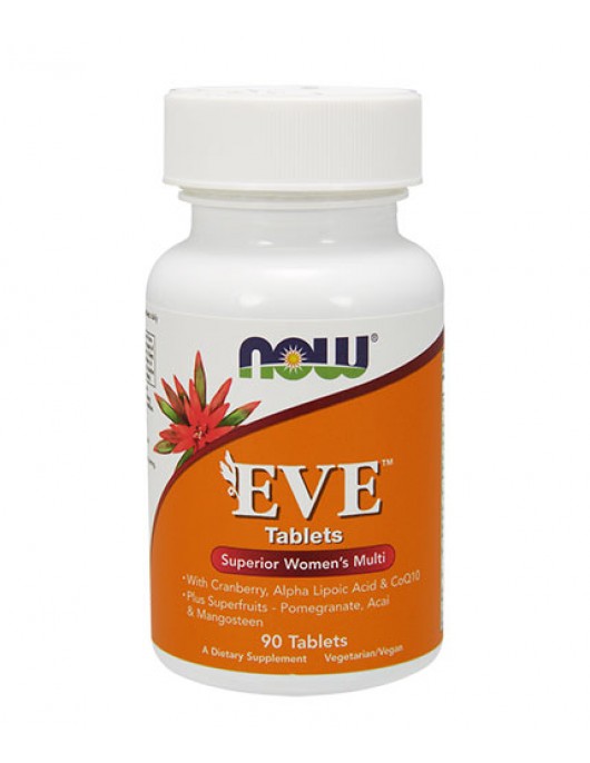 NOW Eve Women's Multiple Vitamin 90 tablets на супер цена Витамини и минерали