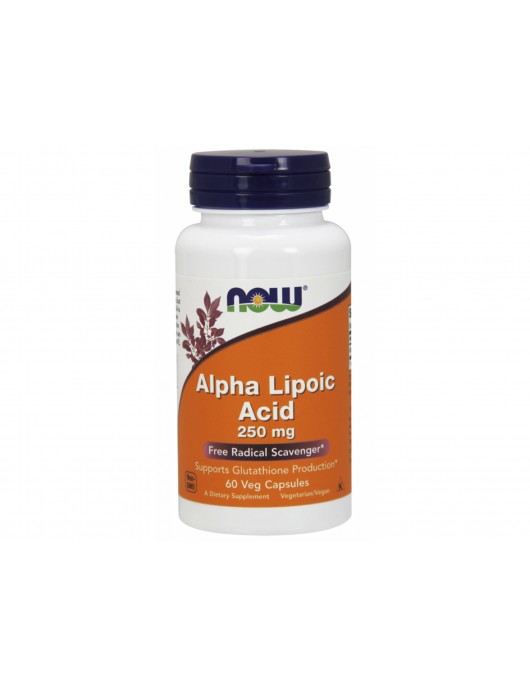 NOW Alpha Lipoic Acid 250mg 60 caps на изгодни цени NOW Alpha Lipoic Acid 250mg 60 caps на супер цена Антиоксиданти
