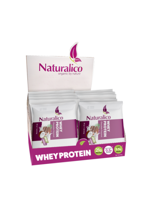 NATURALICO WHEY PROTEIN BOX 24 X 30g на супер цена Суроватъчен концентрат