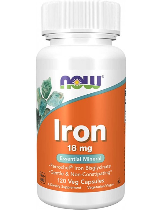 NOW IRON 18mg на супер цена Минерали