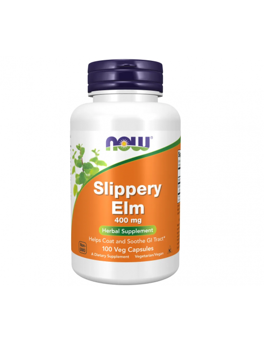 NOW SLIPPERY ELM 400mg на супер цена Екстракти