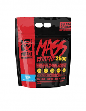 MUTANT Mutant Mass XXXtreme 2500 – висококалоричен гейнър за покачване на маса (5450 g)