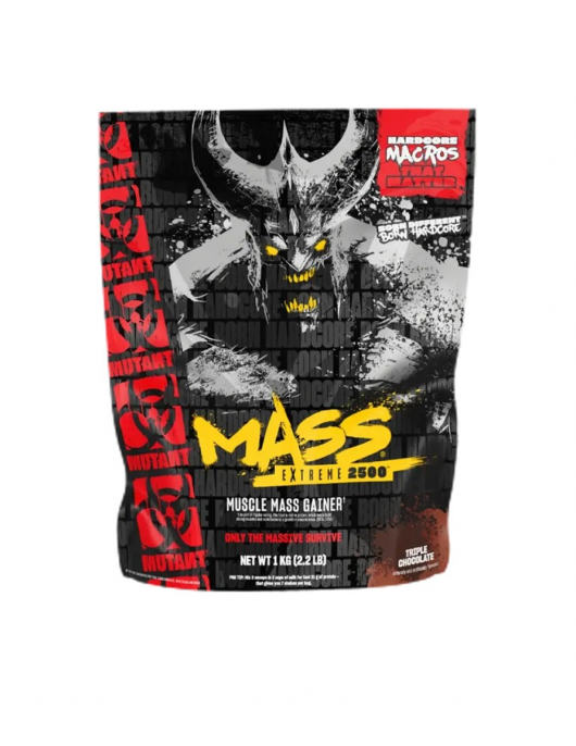 Mutant Mass XXXtreme 2500 – висококалорична формула за покачване на маса 1000гр на супер цена Гейнъри за покачване на маса