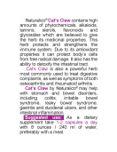 NATURALICO Cat's Claw 60 капсули на изгодни цени NATURALICO Cat's Claw 60 капсули на супер цена Имуностимулатори