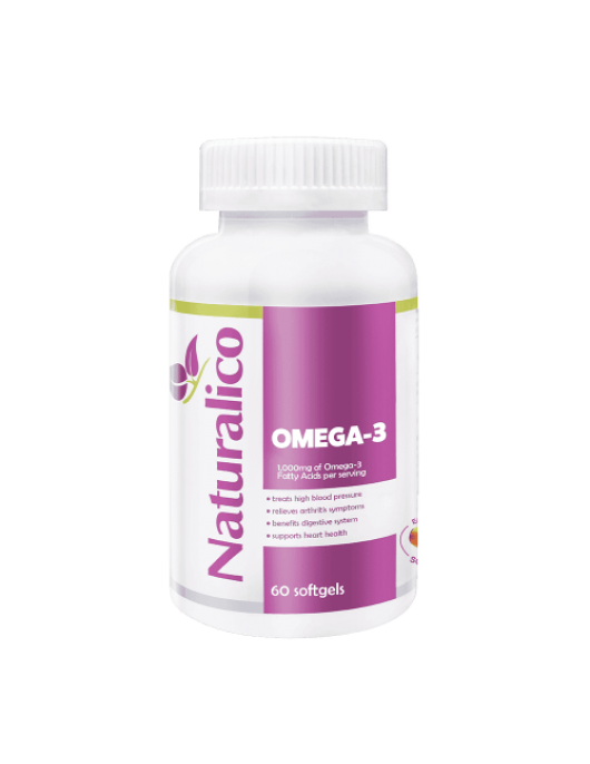 NATURALICO Omega-3 60 меки капсули на супер цена Мастни киселини