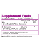 NATURALICO Zinc L-Carnosine 60 капсули на изгодни цени NATURALICO Zinc L-Carnosine 60 капсули на супер цена Цинк