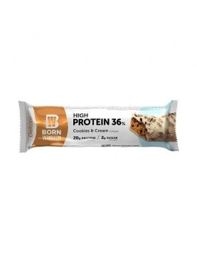 BORN WINNER Deluxe protein bar 36% - Cookies and cream 12x55gr