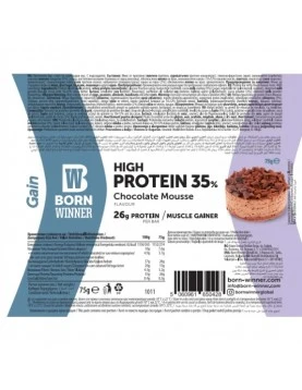 BORN WINNER High Protein 35 % Chocolate Mousse 75gr