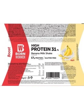 BORN WINNER High Protein 31% Banana Milk Shake 55gr
