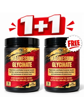 PROMO STACK BACK2 GYM - OPTIMAL SUPPLEMENTS - MAGNESIUM BISGLYCINATE 1+1