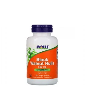 NOW Black Walnut Hulls 500mg 100 caps