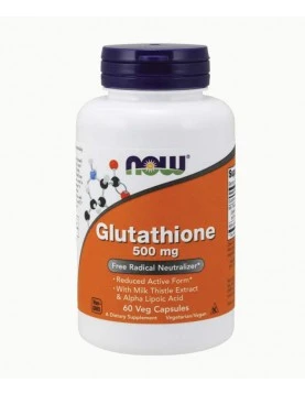 NOW Glutathione 500mg 60 caps
