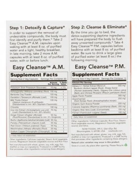 NOW Easy Cleanse AM & PM - 2x60 caps