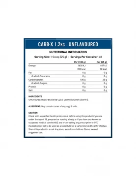 Carb-X | 100% Cyclic Dextrin Carbohydrates 
