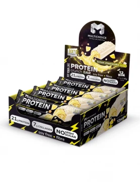 MULTICHOICE Protein CRUNCH Bar - Lemon Cheesecake - Кутия 12 броя (780 g)