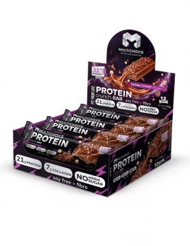 MULTICHOICE Protein CRUNCH Bar - Cocoa Cream - Кутия 12 броя (780 g)