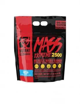 MUTANT Mutant Mass XXXtreme 2500 – висококалоричен гейнър за покачване на маса (5450 g)
