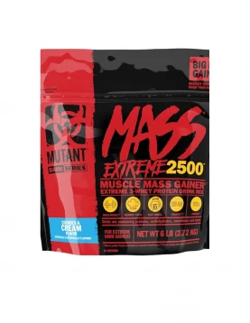 MUTANT Mutant Mass XXXtreme 2500 – висококалоричен гейнър за покачване на маса 2720 g