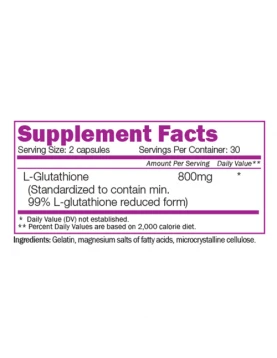 NATURALICO L-Glutathione 60 капсули