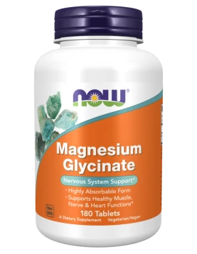  NOW Magnesium Glycinate 180 Tablets