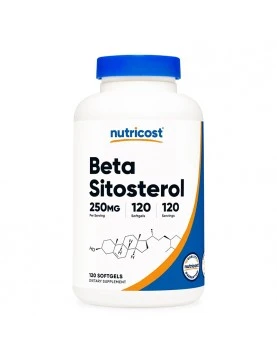 NUTRICOST Beta Sitosterol / Бета-Ситостероли 250 mg x 120 софтгел капсули