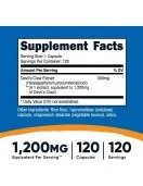 NUTRICOST Devil´s Clow / Дяволски нокът 300 mg x 120 капсули на изгодни цени NUTRICOST Devil´s Clow / Дяволски нокът 300 mg x 120 капсули на супер цена Хранителни добавки за стави