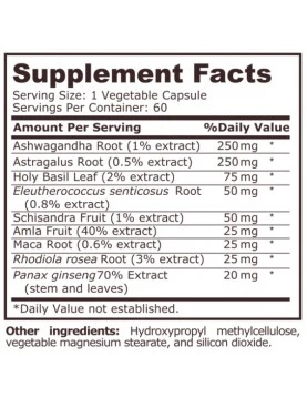 PURE NUTRITION ADAPTOGEN FORMULA 60 CAPSULES