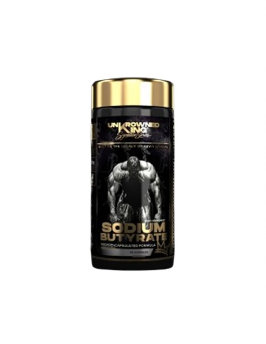 UnKrowned King by Kevin Levrone Sodium Butyrate 500 mg 60 капсули, 60 Дози на супер цена Подпомагащи черния дроб