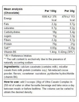 YAMAMOTO NUTRITION ULTRA CASEIN COMPLEX 2 000 GRAMS / 66 DOSES