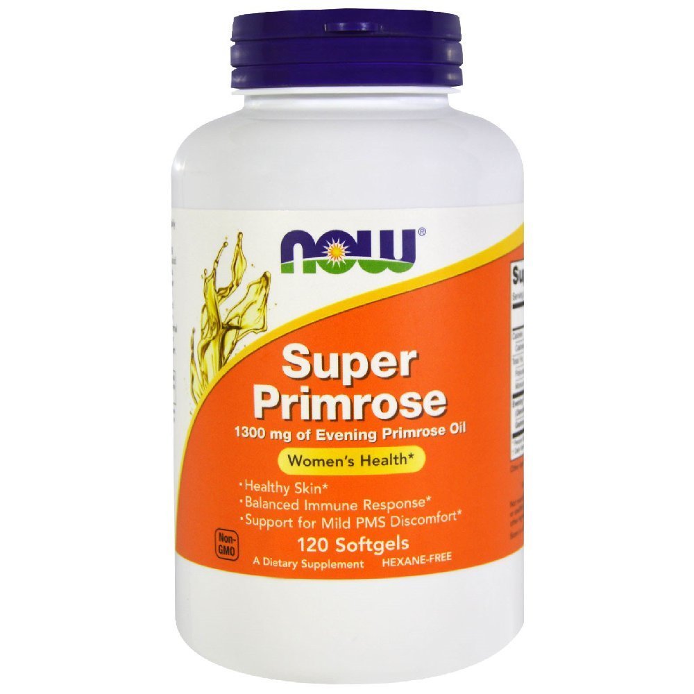 NOW Super Primrose Oil 1300mg 120 softgels 134145 на супер цена К